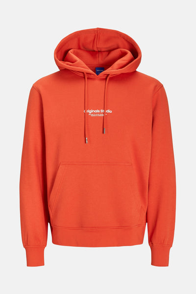 Sweat à capuche Rouge - ORIGINALS BY JACK & JONES