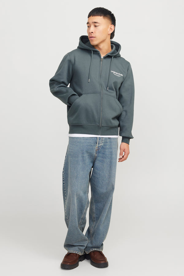 Sweat à capuche Gris - ORIGINALS BY JACK & JONES