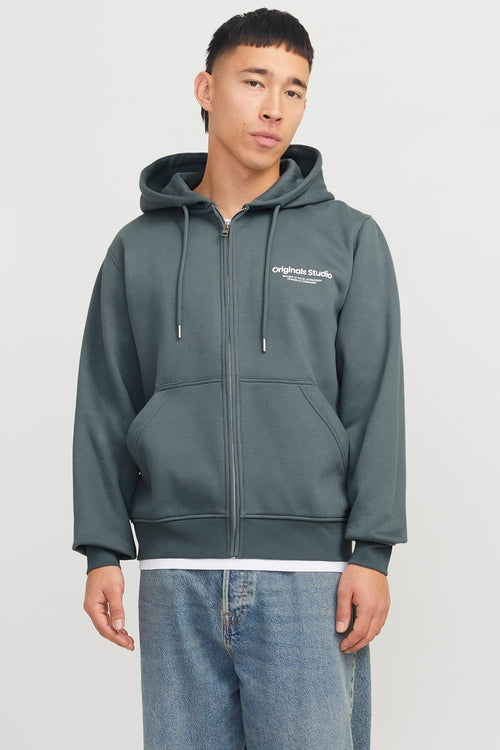 Sweat à capuche Gris - ORIGINALS BY JACK & JONES