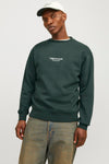 Sweat col rond Vert - ORIGINALS BY JACK & JONES