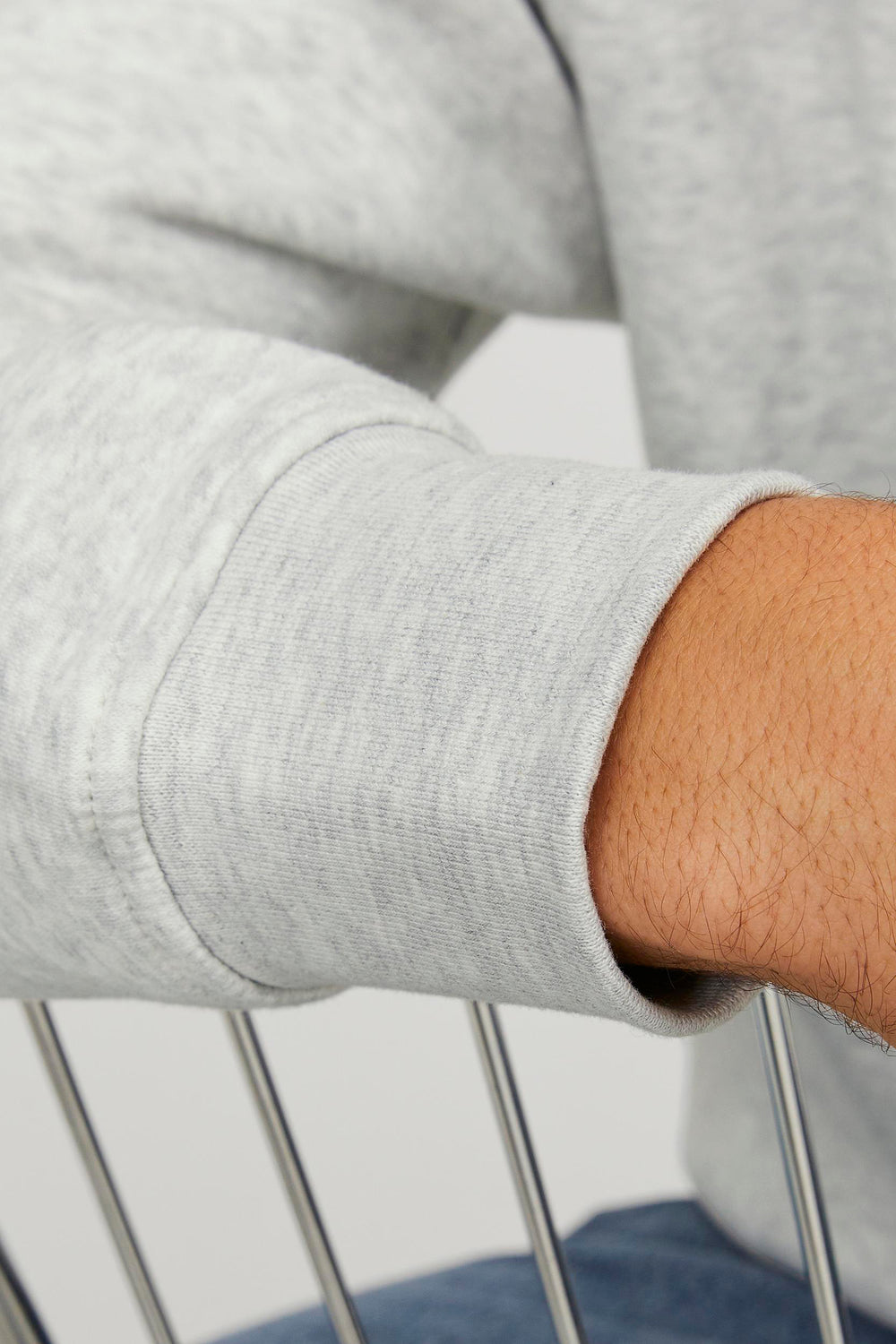 Sweat col rond Écru - ORIGINALS BY JACK & JONES