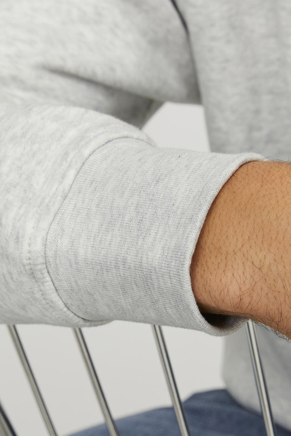 Sweat col rond Écru - ORIGINALS BY JACK & JONES