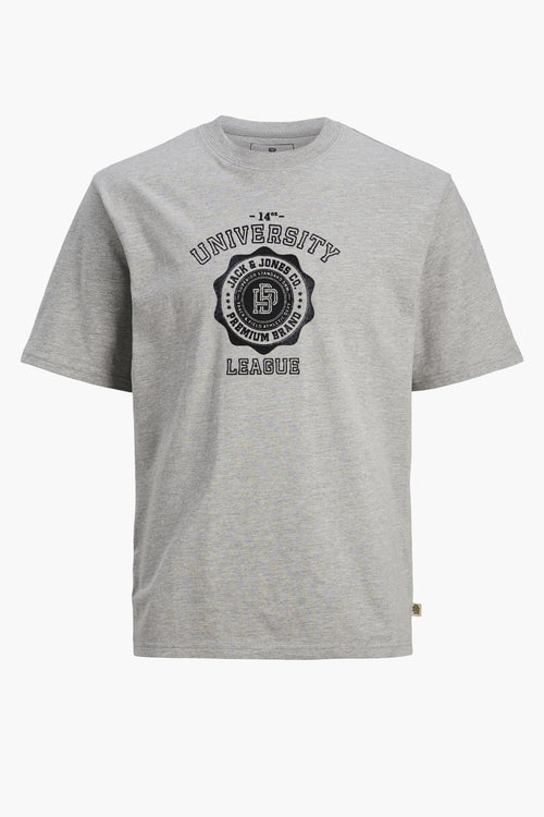 T-shirt (korte mouwen) Grijs - PREMIUM BLUE BY JACK & JONES