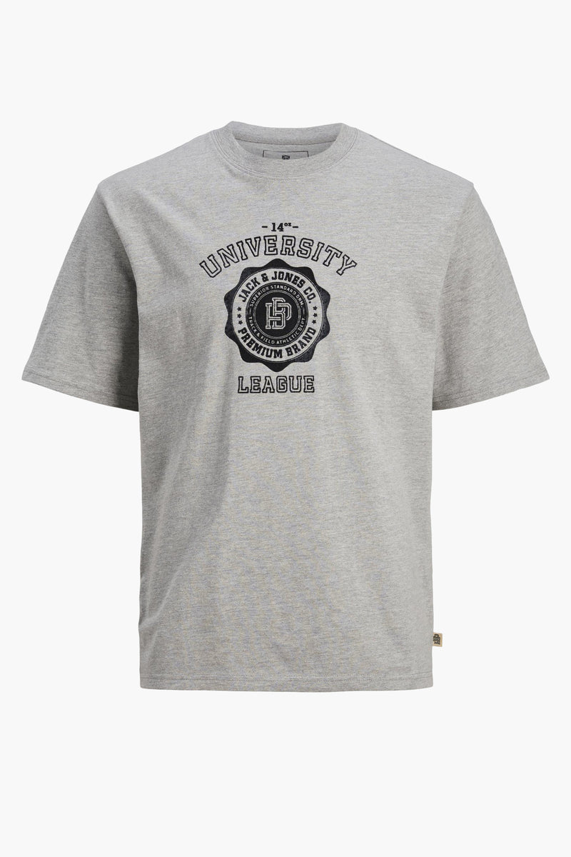 T-shirt (korte mouwen) Grijs - PREMIUM BLUE BY JACK & JONES