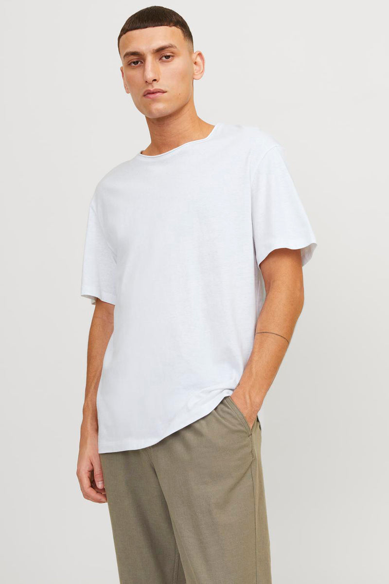 T-shirt (korte mouwen) Wit - PREMIUM BY JACK & JONES