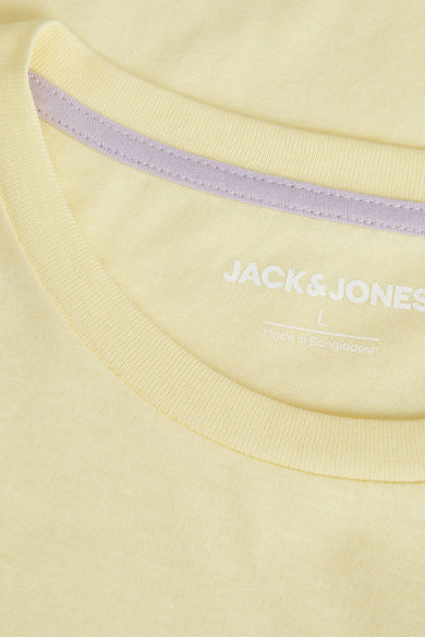 T-shirt (korte mouwen) Geel - ORIGINALS BY JACK & JONES