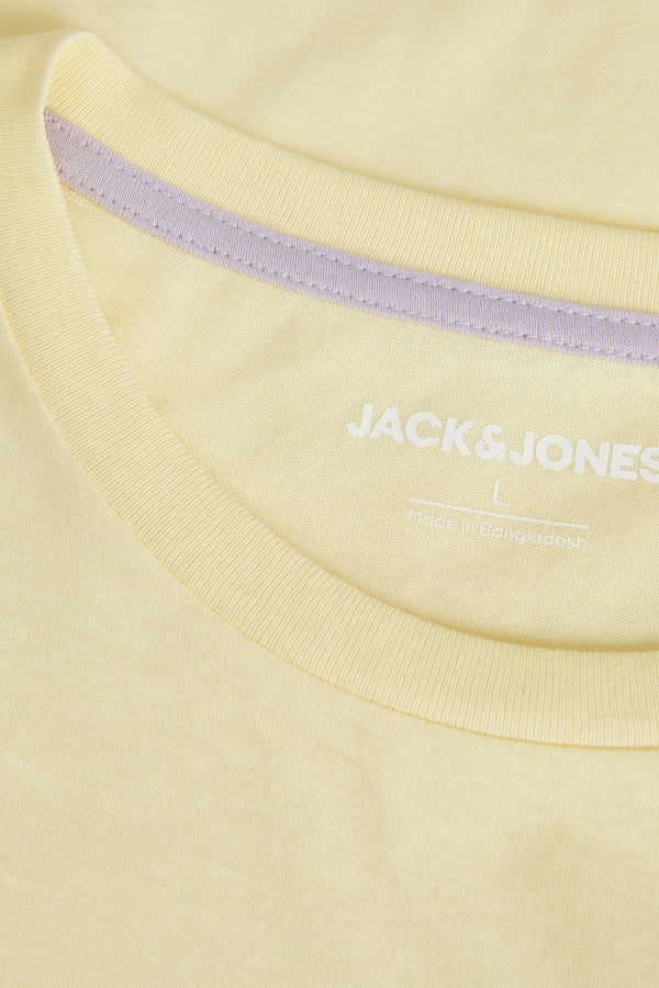 T-shirt (korte mouwen) Geel - ORIGINALS BY JACK & JONES
