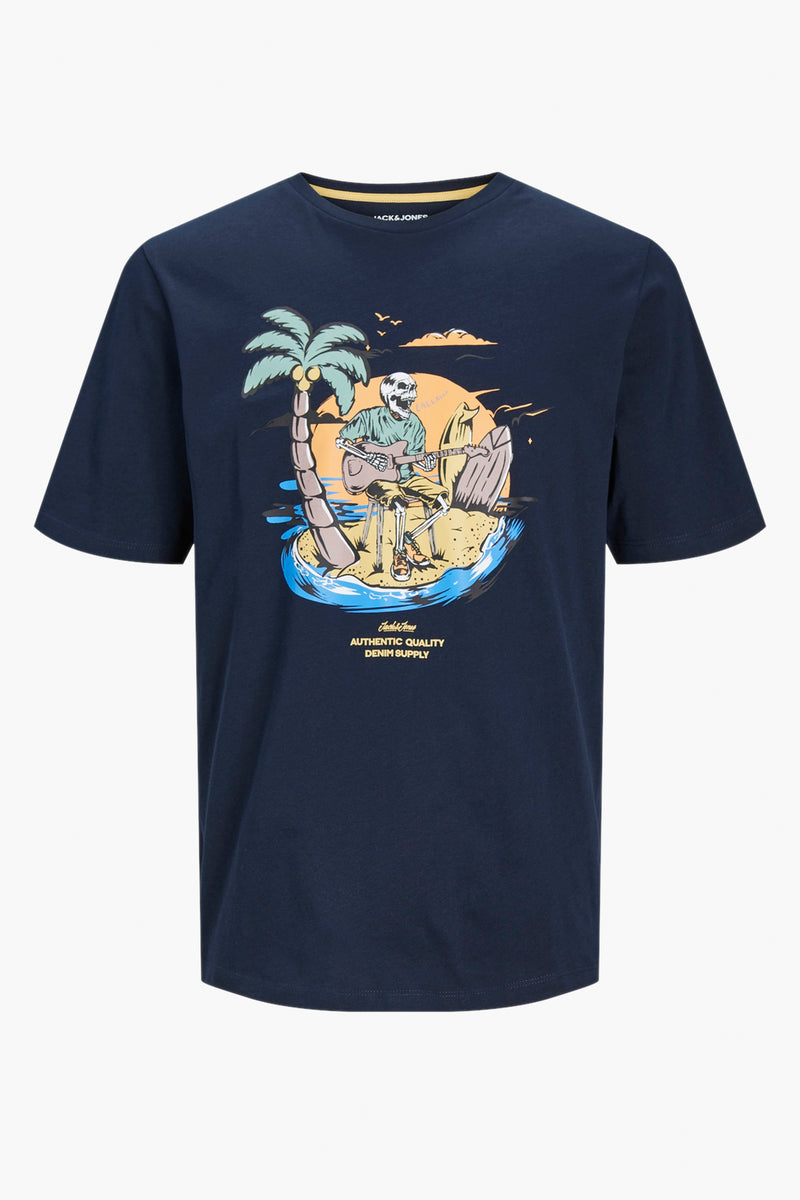 T-shirt (manches courtes) Bleu - ORIGINALS BY JACK & JONES