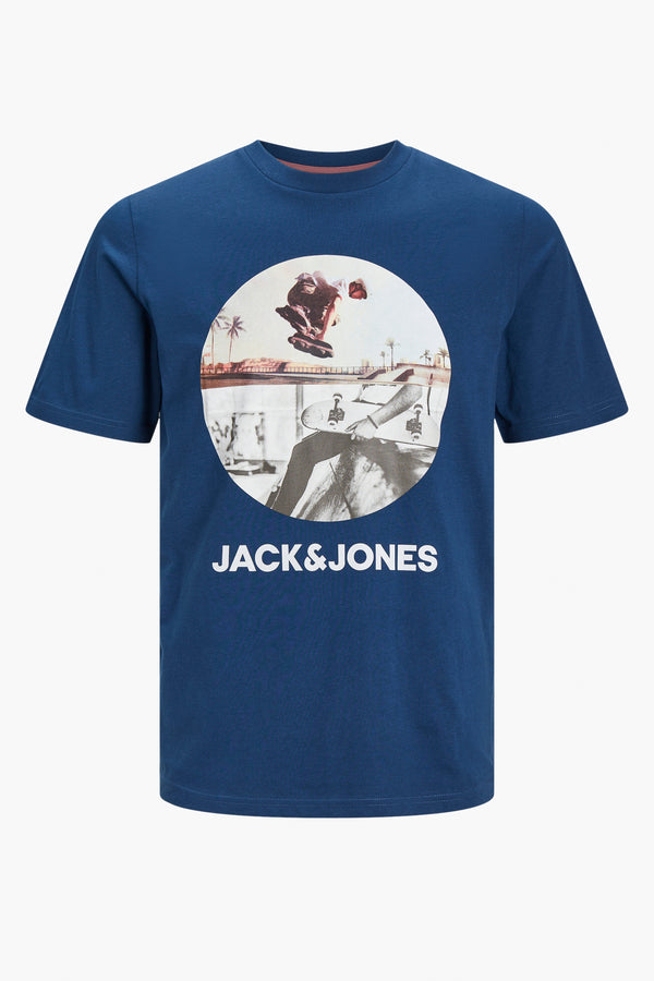 T-shirt (manches courtes) Bleu - ORIGINALS BY JACK & JONES