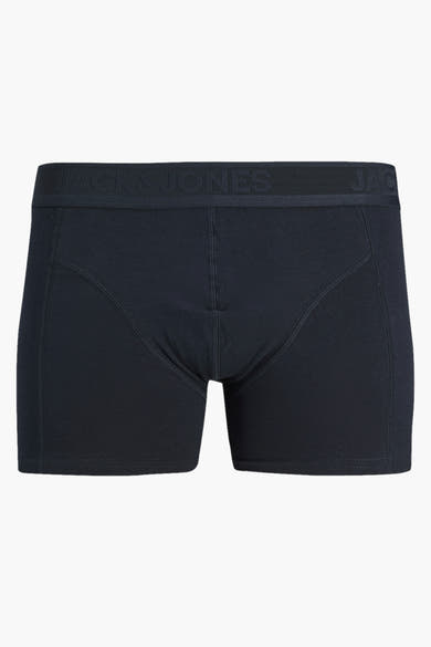 Boxer bleu marine par ACCESSORIES BY JACK & JONES, avec ceinture élastique griffée.