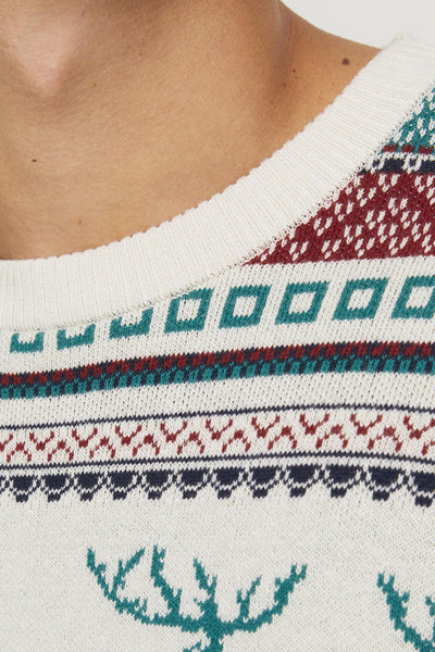 Pull col rond Écru - ORIGINALS BY JACK & JONES