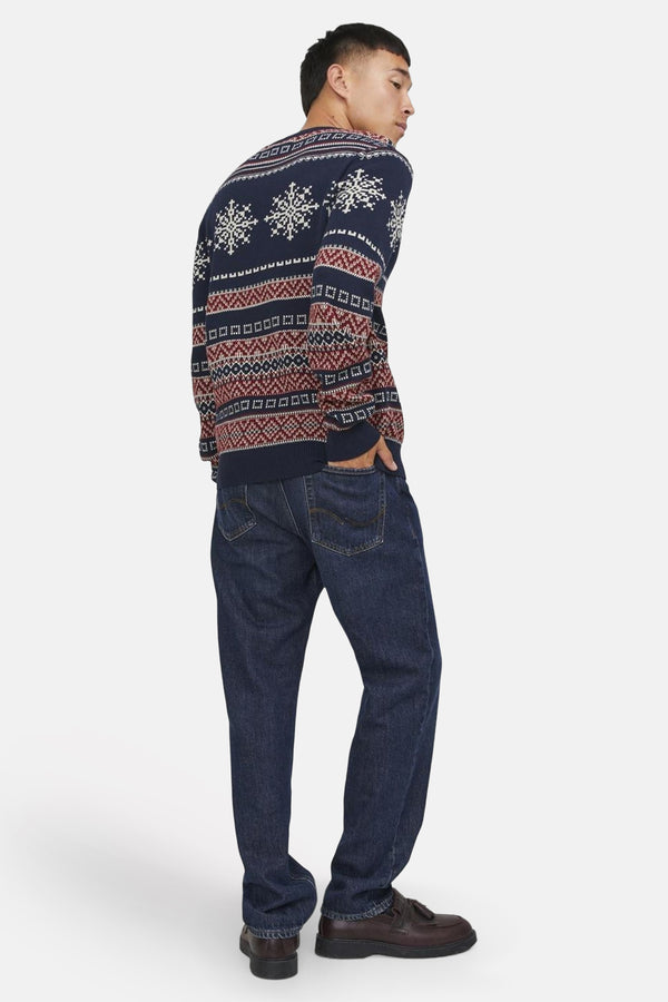 Trui met ronde hals Blauw - ORIGINALS BY JACK & JONES