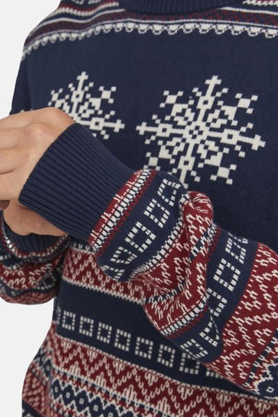Pull col rond Bleu - ORIGINALS BY JACK & JONES