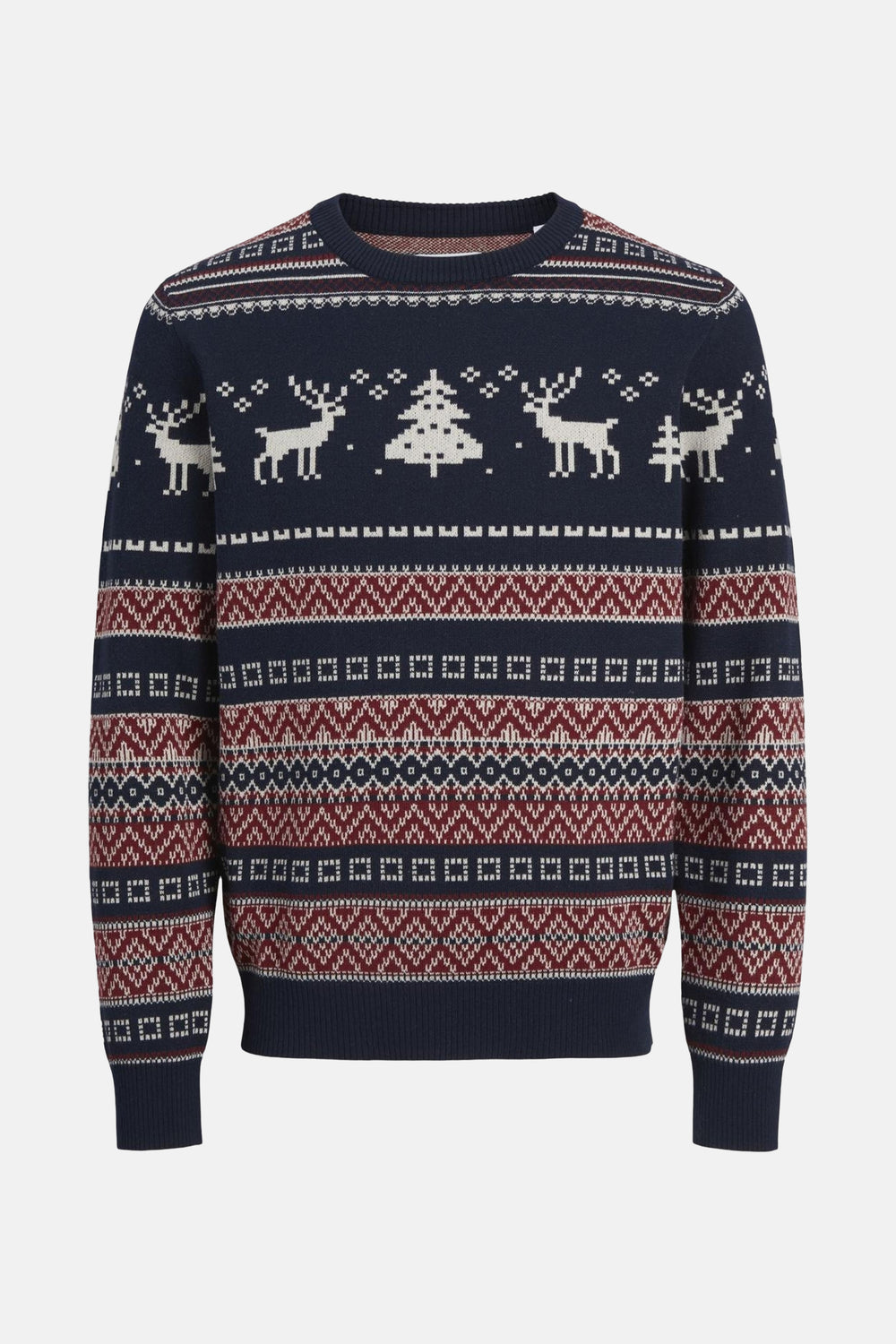 Pull col rond Bleu - ORIGINALS BY JACK & JONES