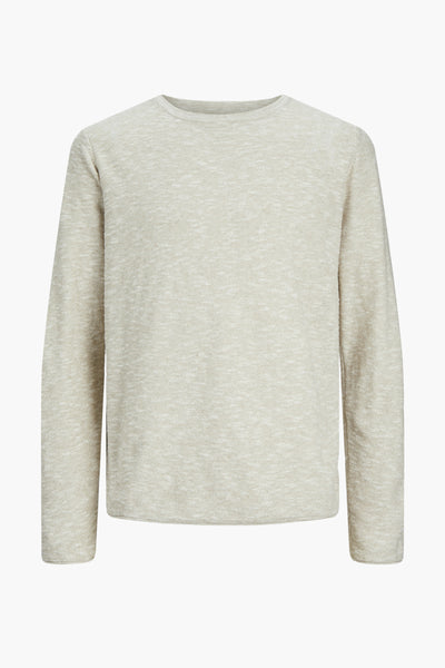 Trui met ronde hals Ecru - PREMIUM BY JACK & JONES