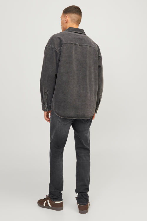 Jeans slim BLACK DENIM - JACK & JONES JEANS INTELLIGENCE