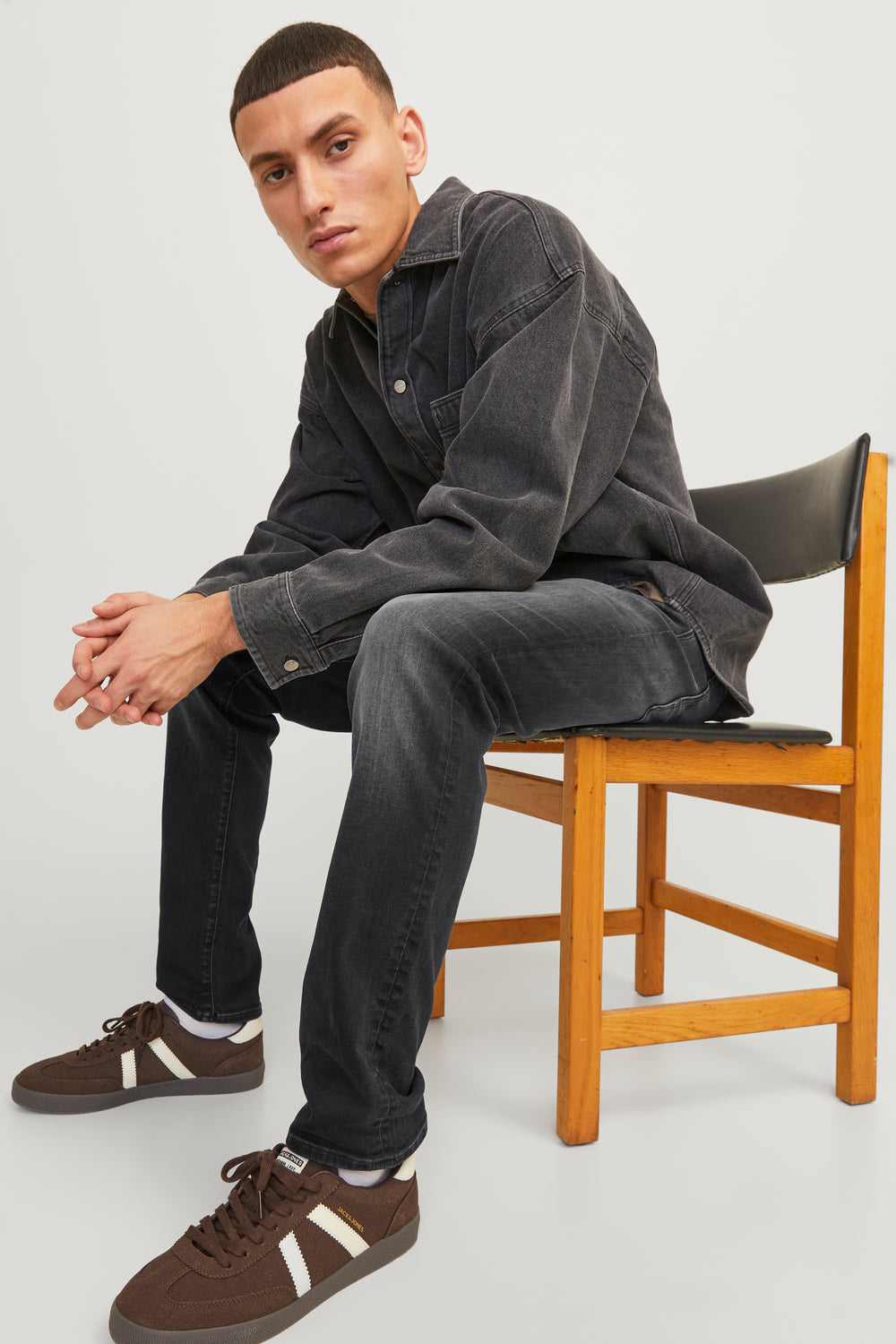 Jean slim BLACK DENIM - JACK & JONES JEANS INTELLIGENCE