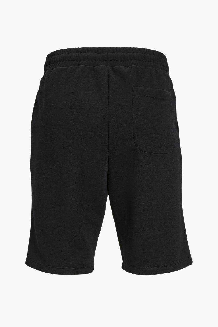 Korte spijkerbroek van JACK & JONES JEANS INTELLIGENCE, met een achterzak op een witte achtergrond.