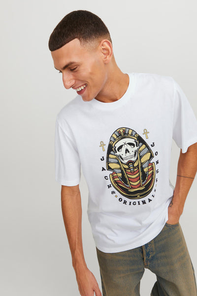 T-shirt (manches courtes) Blanc - ORIGINALS BY JACK & JONES