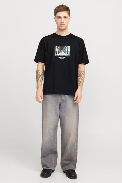 T-shirt met korte mouwen - zwart