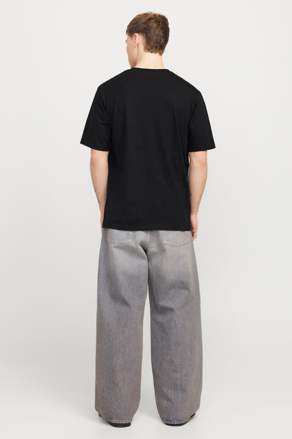 T-shirt (korte mouwen) Zwart - ORIGINALS BY JACK & JONES
