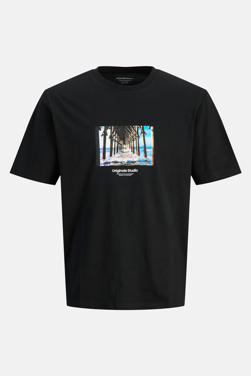 T-shirt (manches courtes) Noir - ORIGINALS BY JACK & JONES