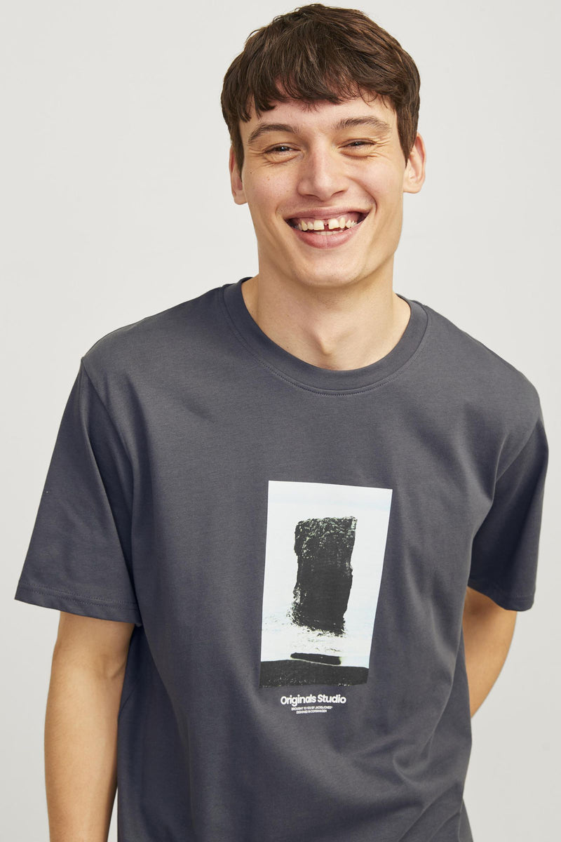 T-shirt (manches courtes) Gris - ORIGINALS BY JACK & JONES