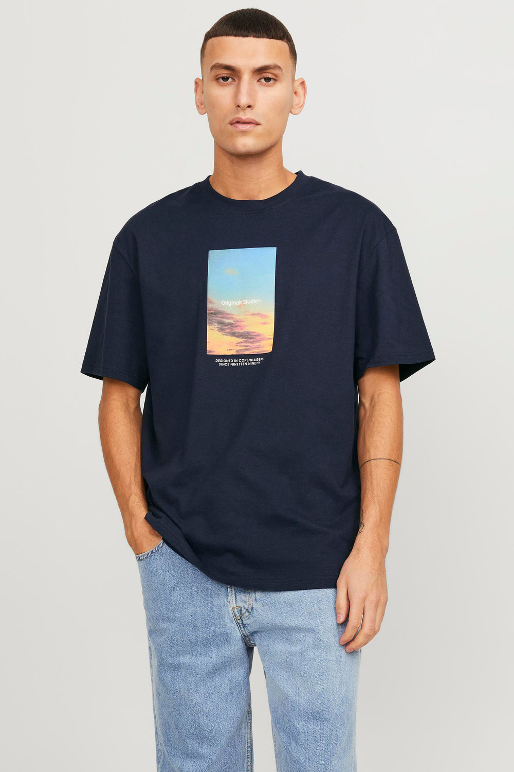 T-shirt (manches courtes) Bleu - ORIGINALS BY JACK & JONES