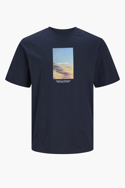 T-shirt (manches courtes) Bleu - ORIGINALS BY JACK & JONES