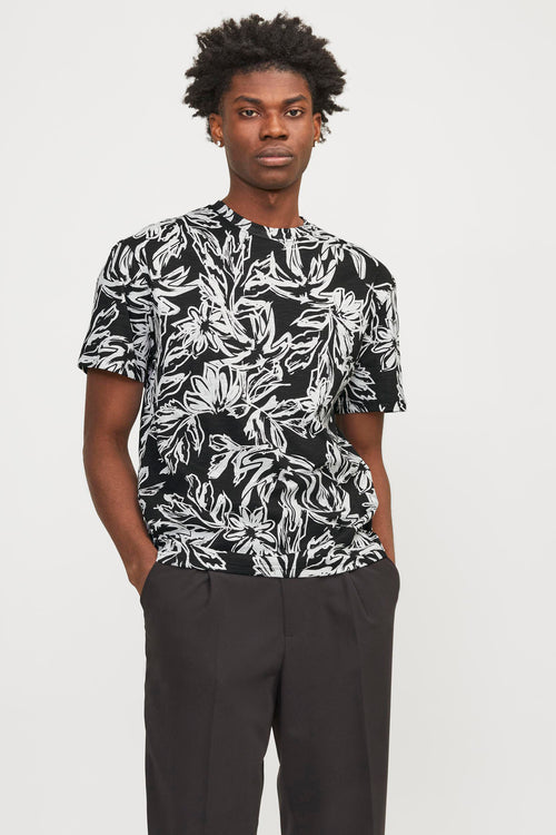 T-shirt (korte mouwen) Zwart - ORIGINALS BY JACK & JONES