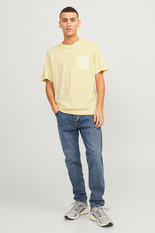 T-shirt (manches courtes) Jaune - ORIGINALS BY JACK & JONES