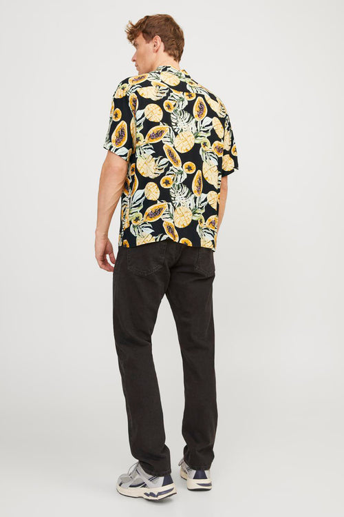 Chemise (manches courtes) Noir - ORIGINALS BY JACK & JONES