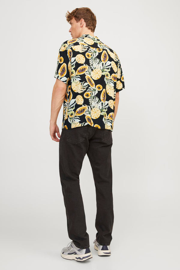 Chemise (manches courtes) Noir - ORIGINALS BY JACK & JONES