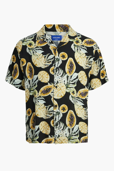 Hemd (korte mouwen) Zwart - ORIGINALS BY JACK & JONES