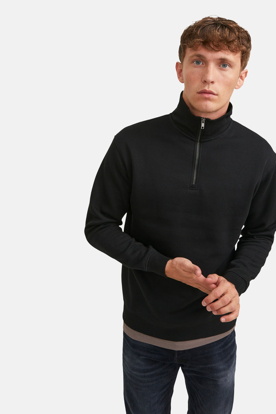 Sweater met ronde hals zwart - ORIGINALS BY JACK & JONES
