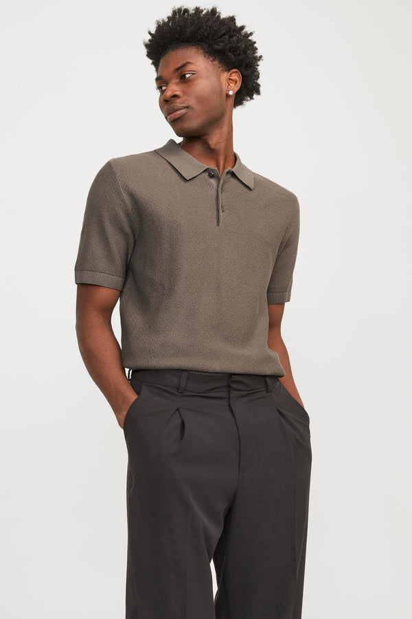 Polo Brun - PREMIUM BLUE BY JACK & JONES