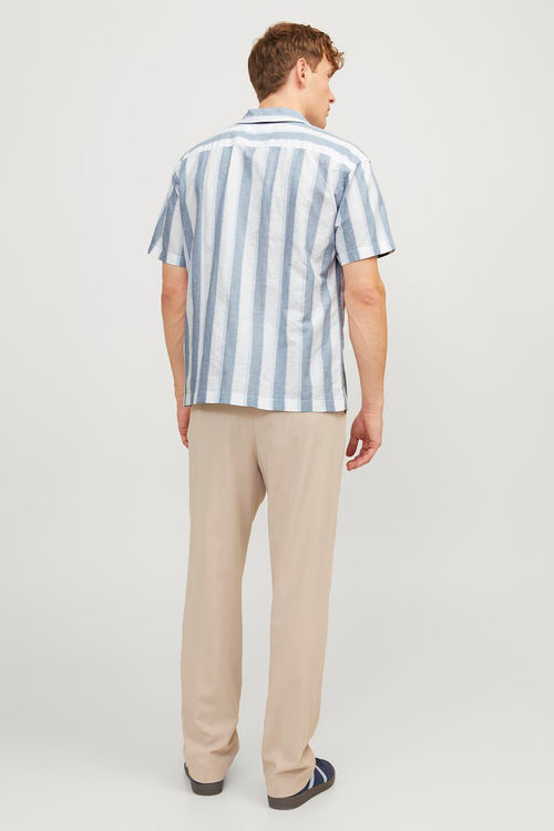Chemise (manches courtes) Bleu - PREMIUM BLUE BY JACK & JONES