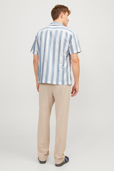 Chemise (manches courtes) Bleu - PREMIUM BLUE BY JACK & JONES