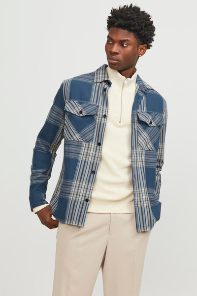 Chemise (manches longues) Bleu - PREMIUM BLUE BY JACK & JONES