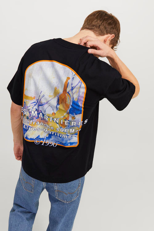T-shirt (korte mouwen) Zwart - ORIGINALS BY JACK & JONES