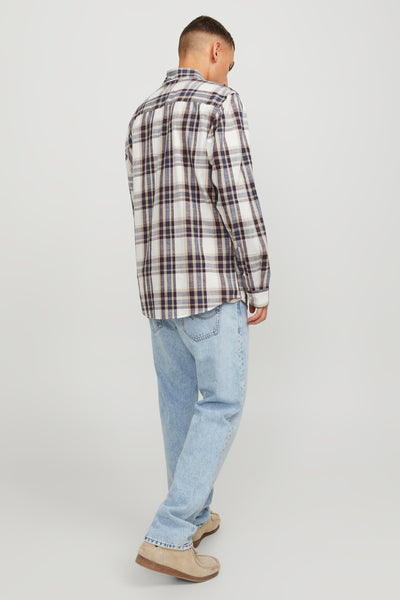 Chemise (manches longues) Brun - PREMIUM BLUE BY JACK & JONES