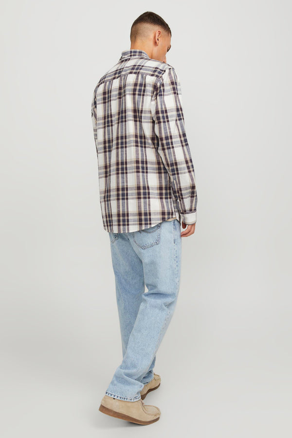 Chemise (manches longues) Brun - PREMIUM BLUE BY JACK & JONES