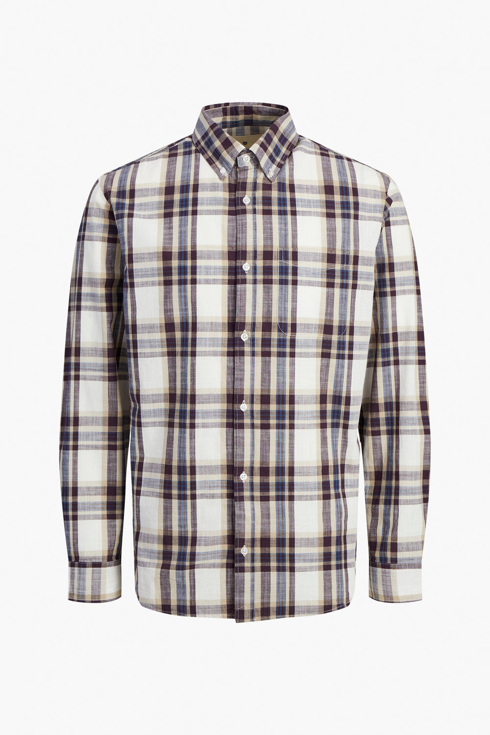 Chemise (manches longues) Brun - PREMIUM BLUE BY JACK & JONES