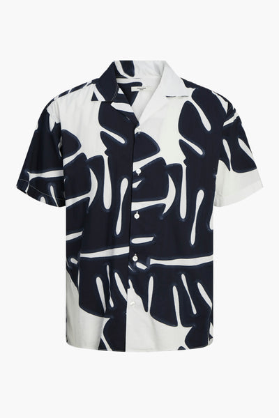 Chemise (manches courtes) Blanc - PREMIUM BY JACK & JONES