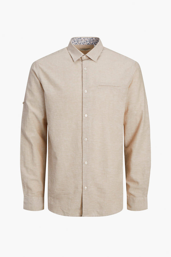 Hemd (lange mouwen) Ecru - PREMIUM BY JACK & JONES