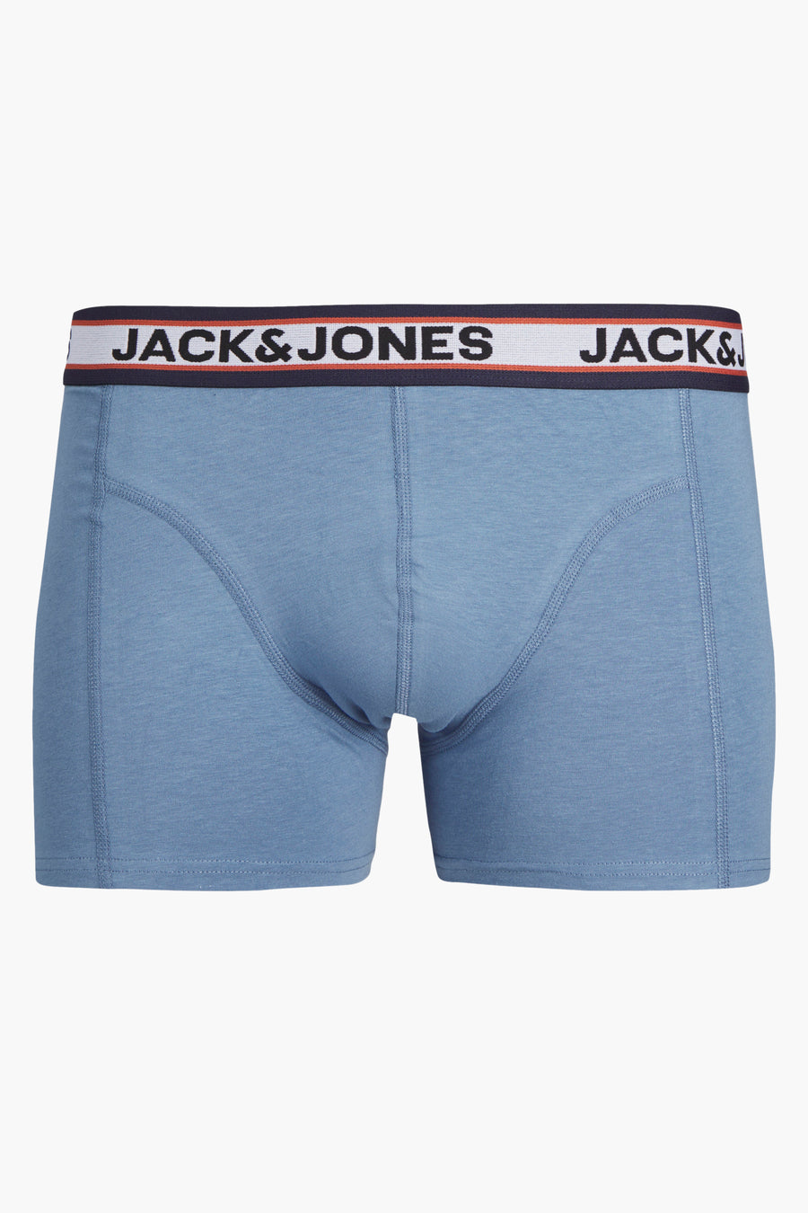 Boxer bleu par ACCESSORIES BY JACK & JONES, avec une ceinture élastique ornée du logo.