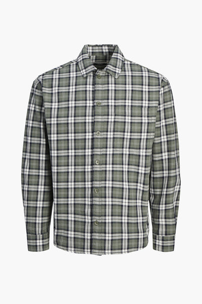 Chemise (manches longues) Vert - JACK & JONES