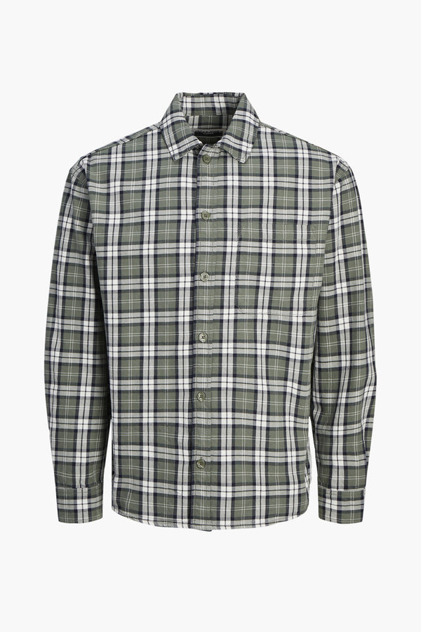Chemise (manches longues) Vert - JACK & JONES