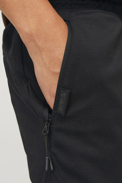 Korte noir JACK & JONES JEANS INTELLIGENCE met zichtbare zakrits.