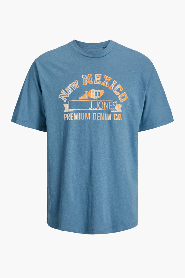 T-shirt (manches courtes) Bleu - PREMIUM BLUE BY JACK & JONES